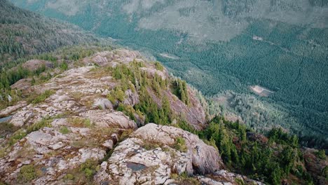 Subalpiner-Kamm-Auf-Vancouver-Island-Mountains,-Minnas-Ridge