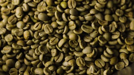 Close-up-detailed-shot-of-unroasted-coffee-beans
