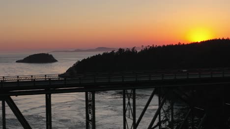 Tight-aerial-shot-of-Deception-Pass-Bridge-with-no-cars-and-no-pedestrians