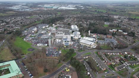 Princess-Alexandra-Hospital-Harlow-Essex-UK-Aerial-drone-footage