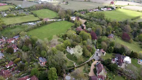 Aerial-video-of-Kent-countryside-in-England