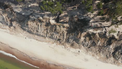 Luftbild:-Holländermütze-Sandstrand-Und-Aussichtspunkt-Auf-Parabeldüne