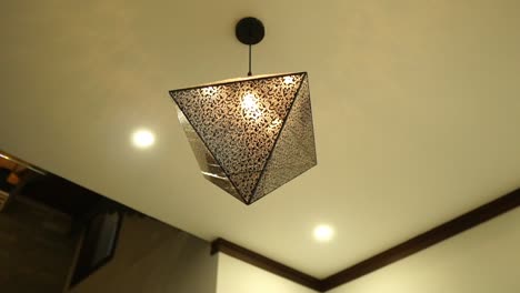 Triangle-Shaped-Hanging-Ceiling-Lightbulb-Shade