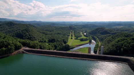 Above-the-Dam-on-South-Holston-Lake-near-Bristol-Virginia-in-East-Tennessee