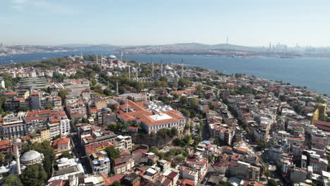 Aerial-View-of-Istanbul,-Turkey