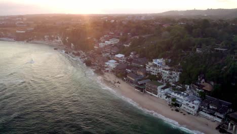 aerial-scenic-sunset-coastline-view-of-Uluwatu-bali-island-indonesia