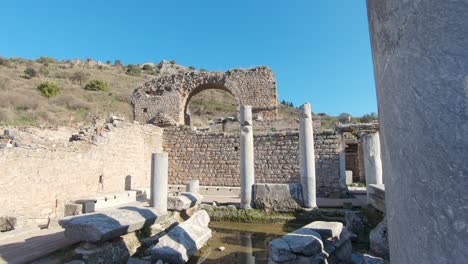 Archäologische-Stätte-Von-Ephesus,-Türkei