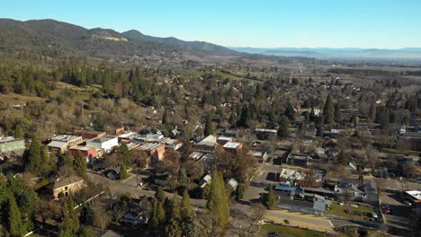 Aerial-view-of-Jacksonville-in-Southern-Oregon