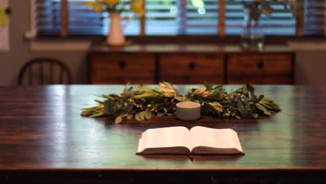 Bible-on-table