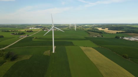 Windkraftanlage-Auf-Ländlichem-Ackerland