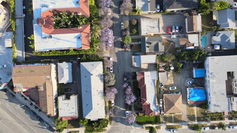Glendale-Kalifornien-Drohne-4k-Ansicht