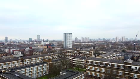 Drone-shot-flying-over-residential-housing-in-East-London-suburb