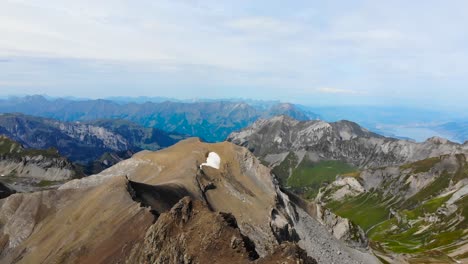 Luftaufnahme:-Bergrücken-In-Der-Nähe-Von-Jungfrau,-Eiger-Und-Mönch