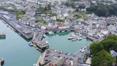 Prosperous-Padstow-town-fishing-port-England-aerial