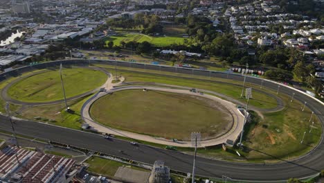 Stadium-Of-Albion-Park-Paceway-At-The-City-Center-Of-Albion-In-QLD,-Australia