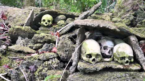 Scull-Island,-Munda,-Solomon-Islands---Headhunting-—-the-practice-of-preserving-the-decapitated-head-of-an-enemy-after-he-or-she-is-killed---creepy-yet-fascinating-ceremonial-practice