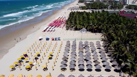 Tropical-beach-scenery-of-Fortaleza-at-state-of-Ceara-Brazil