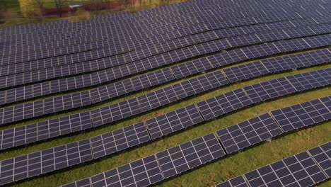 A-large-solar-farm-at-sunset-in-Europe