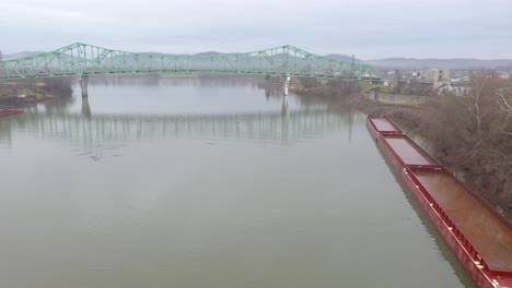 Barge-and-Ohio-River-Aerial-4K