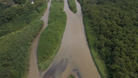 aerial-footage-of-the-Río-Cotos-a-stream-in-Costa-Rica-this-river-is-situated-nearby-Chepito-and-close-to-Quebrada-Calicanto