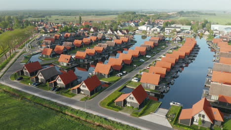 Panorama-Of-Polder-And-Luxxury-Sustainable-Holiday-Homes-In-Netherlands