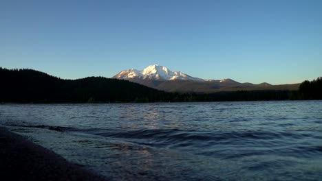 Slow-motion-footage-of-the-view-of-Mt-Shasta-from-Lake-Siskiyou