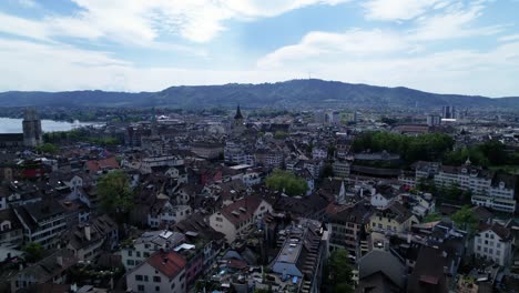 Predigerkirche-Zahringerpl-Zurich-Switzerland-Aerial