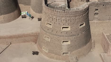 Aerial-View-Of-Derawar-Fort-Bastion-Tower