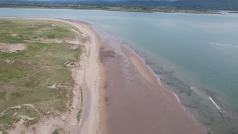 Inch-Beach-Dingle-Halbinsel-Irland-Drohne-Luftbild-4k-Filmmaterial