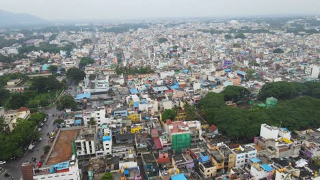 Mysore-Stadtweite-Drone-Ansicht-Von-Karnataka-Indien-Pov-Vogelperspektive