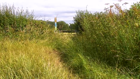 Overgrown-gateway-to-a-public-footpath-in-England