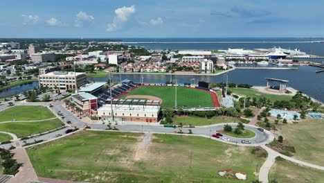 Baseball-field-Blue-Wahoo-Stadium-in-Pensacola,-Florida