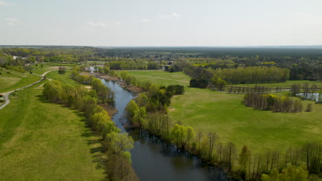 Myslecinek-Bydgoszcz-Gmina-Osielsko-Vistula-river-aerial