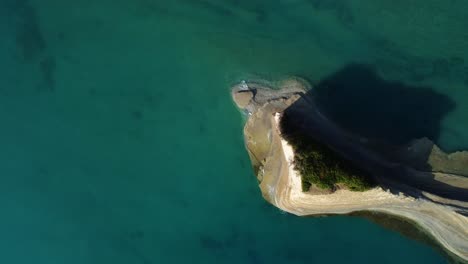 Luftaufnahme-Von-Oben-Nach-Unten-Insel-Korfu-Unverschmutztes-Naturparadies-In-Griechenland-Mittelmeer-Europa-Reise-Urlaubsziel