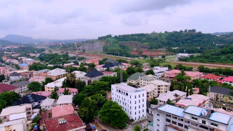 Tiro-Ariel-De-Abuja,-Territorio-De-La-Capital-Federal-De-Nigeria