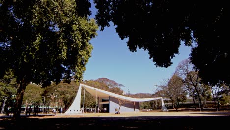 Igrejinha-Nossa-Senhora-de-Fatima-Church-and-landmark-in-Brasilia,-Brazil