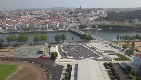 Coimbra-city,-Portugal-aerial