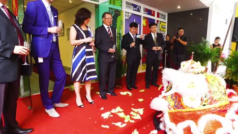 Lion-dance-for-grand-opening-of-a-company