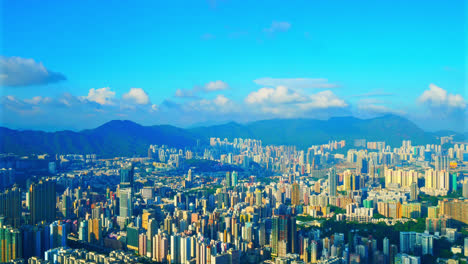 Zeitraffer-Schöne-Architektur-Gebäude-Von-Hong-Kong-Stadtbild