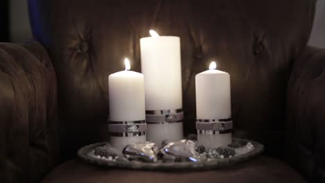 White-Christmas-candle-light-burns
