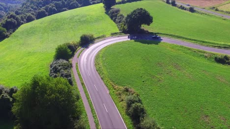 A-curved-road-somewhere-on-a-german-country-side