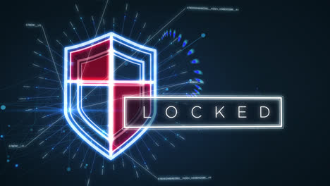 Locked-Data-shield-vault-symbol-animation