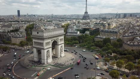 Champs Elysees stock image. Image of congestion, destination