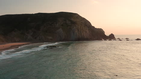 Antena:-Las-Playas-De-Surf-De-Cordoama-Y-Castelejo-En-El-Algarve,-Portugal
