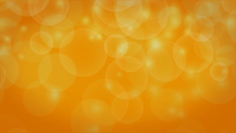 Orange-bubbles-background