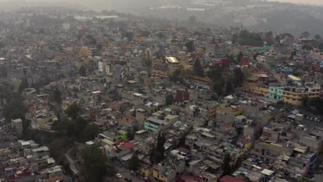Luftaufnahme-Einer-Dichten-Städtischen-Siedlung-In-Mexiko-stadt