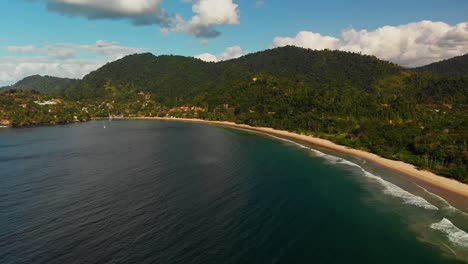 Great-for-swimming-and-sunbathing,-this-beach-is-the-longest-strip-of-sand-on-the-north-coast-of-Trinidad