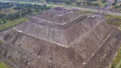AERIAL:-Teotihuacan,-Mexico,-Pyramids