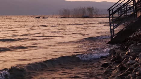 Lake-Ohrid-at-sunrise-in-Albania