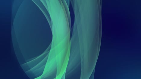 Abstract-navy-and-green-light-flowing